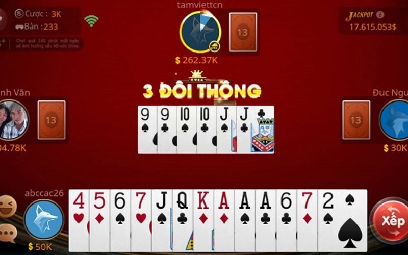 Cách chơi game bài tiến lên miền nam cho tân thủ